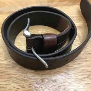 Leather belt